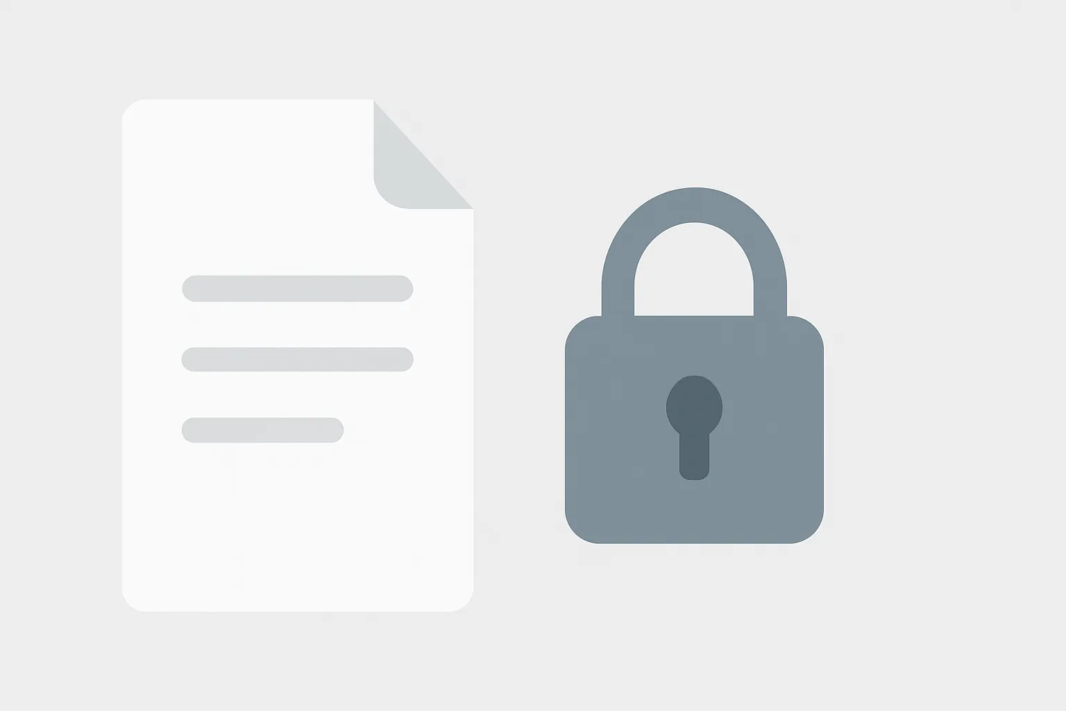 Image montrant un fichier PDF avec une icône de cadenas en train d'être déverrouillé.